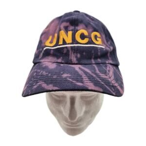 Bleached Navy UNCG Cap One Size North Carolina Greensboro